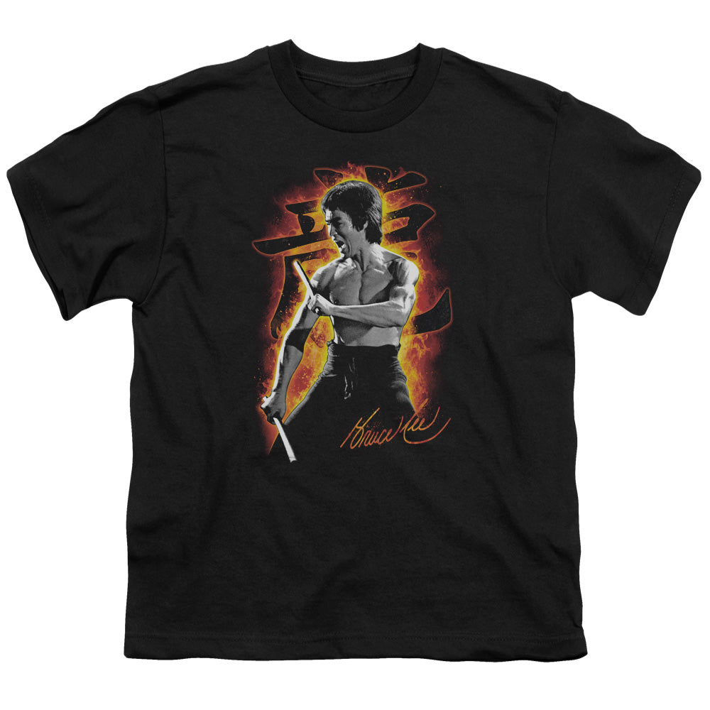 BRUCE LEE/DRAGON FIRE - S/S YOUTH 18/1 - BLACK