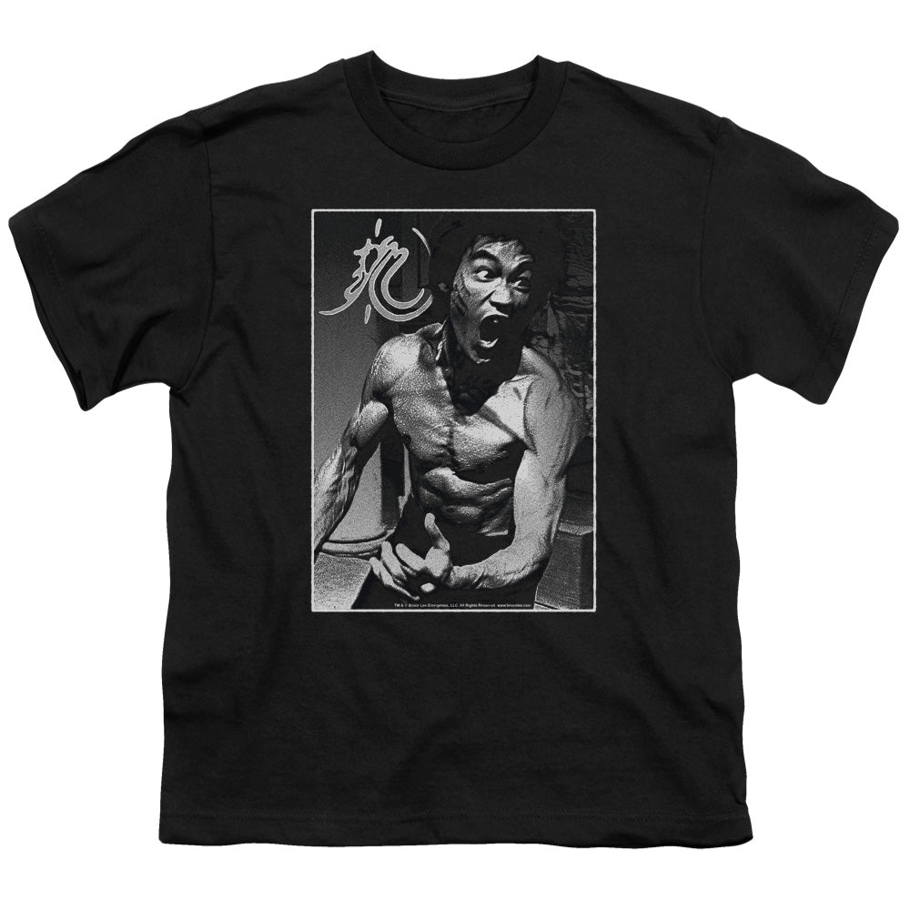 BRUCE LEE/FOCUSED RAGE - S/S YOUTH 18/1 - BLACK