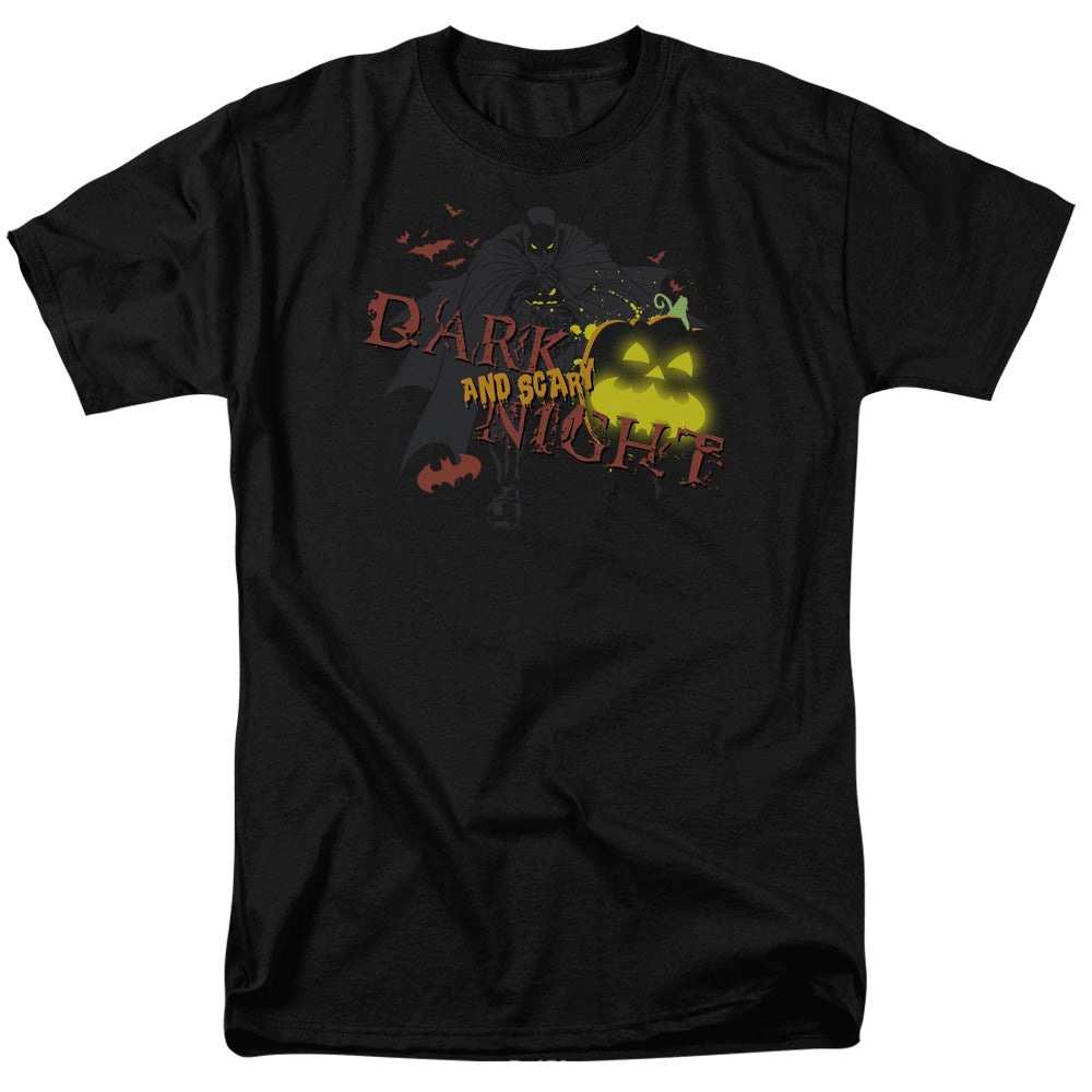 BATMAN/DARK AND SCARY NIGHT - S/S ADULT 18/1 - BLACK