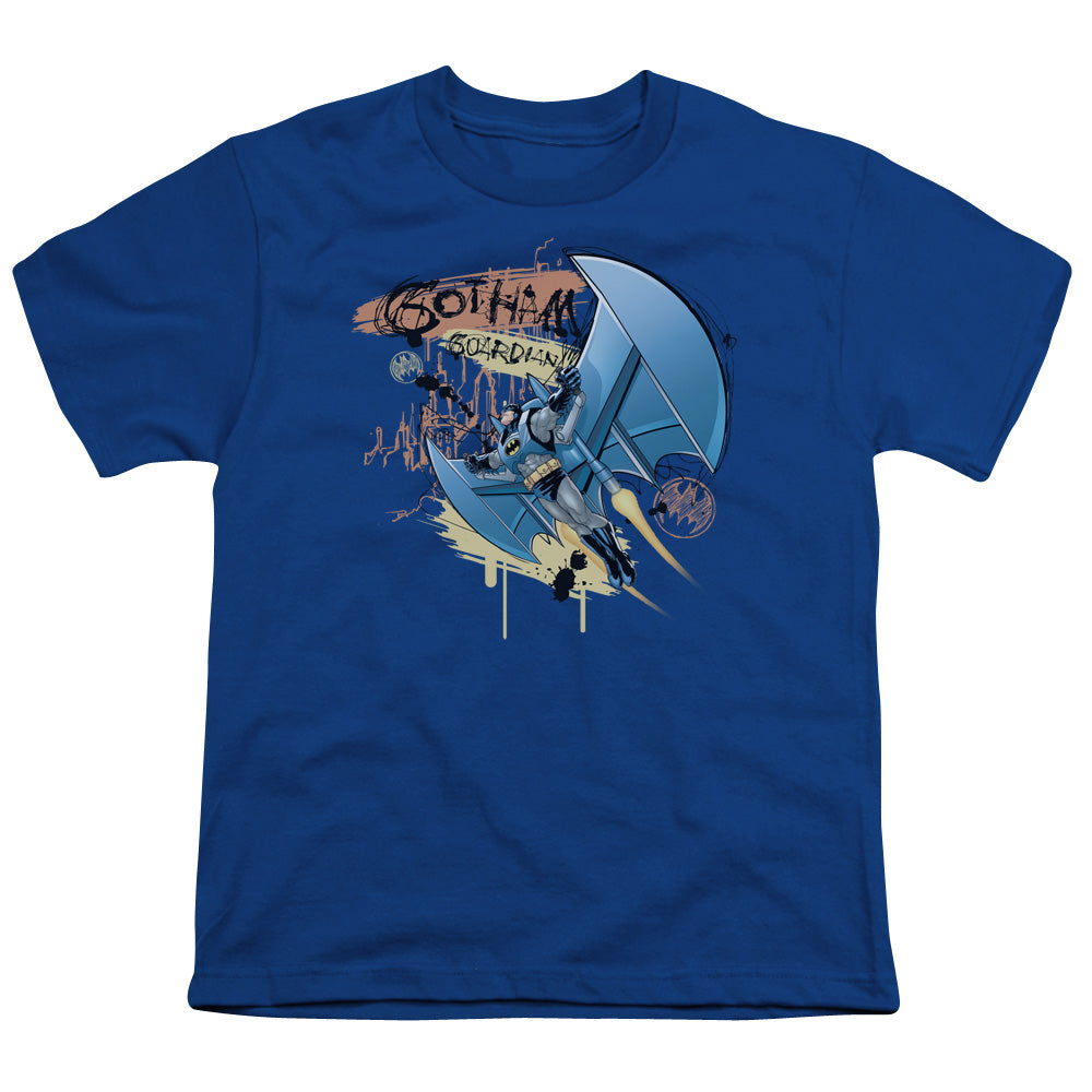 BATMAN/KNIGHT FLIGHT - S/S YOUTH 18/1 - ROYAL BLUE