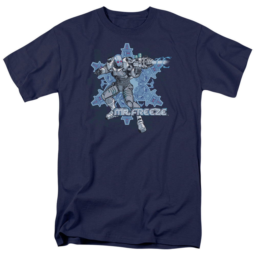 BATMAN/MR FREEZE - S/S ADULT 18/1 - NAVY