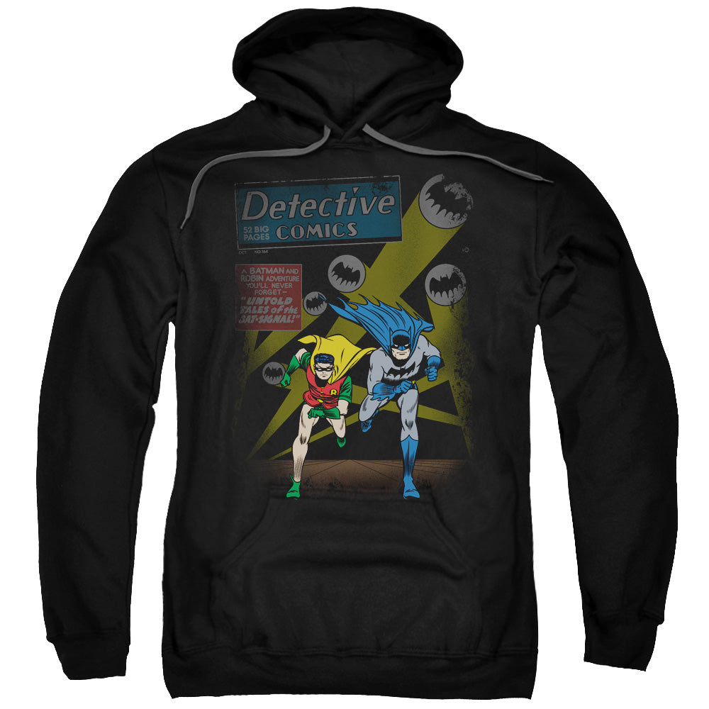 BATMAN/DYNAMIC DUO - ADULT PULLOVER HOODIE - BLACK