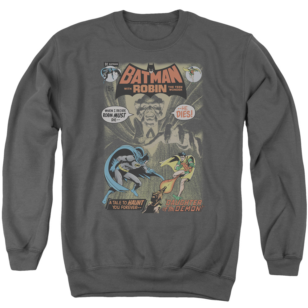 BATMAN/#232 COVER - ADULT CREWNECK SWEATSHIRT - CHARCOAL