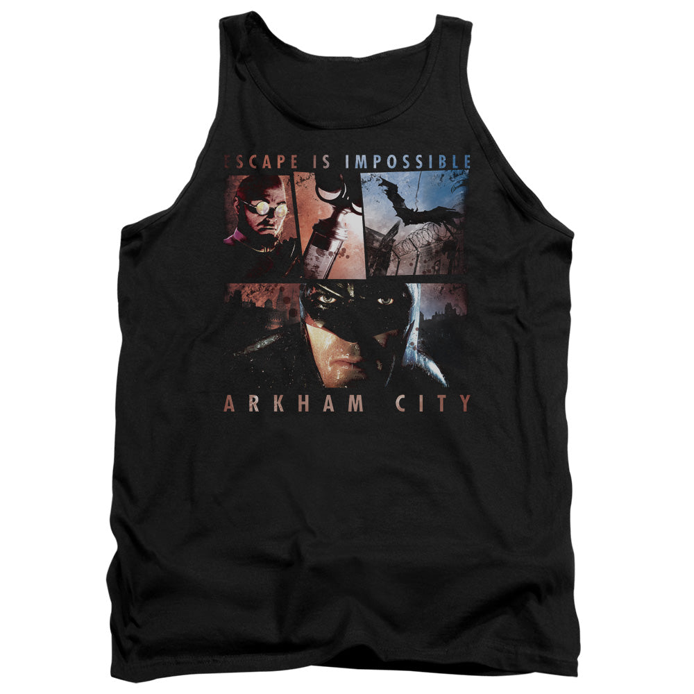 BATMAN ARKHAM CITY/ESCAPE IS IMPOSSIBLE - ADULT TANK - BLACK