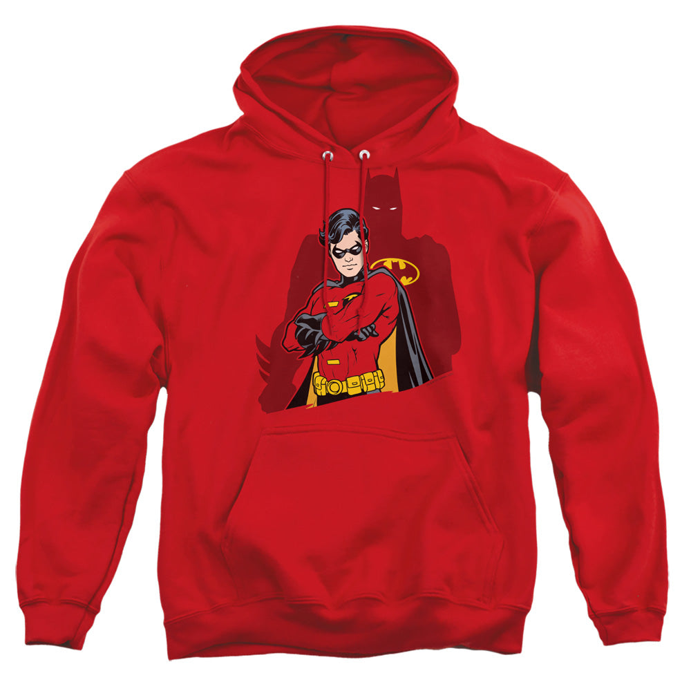 BATMAN/WINGMAN - ADULT PULLOVER HOODIE - RED