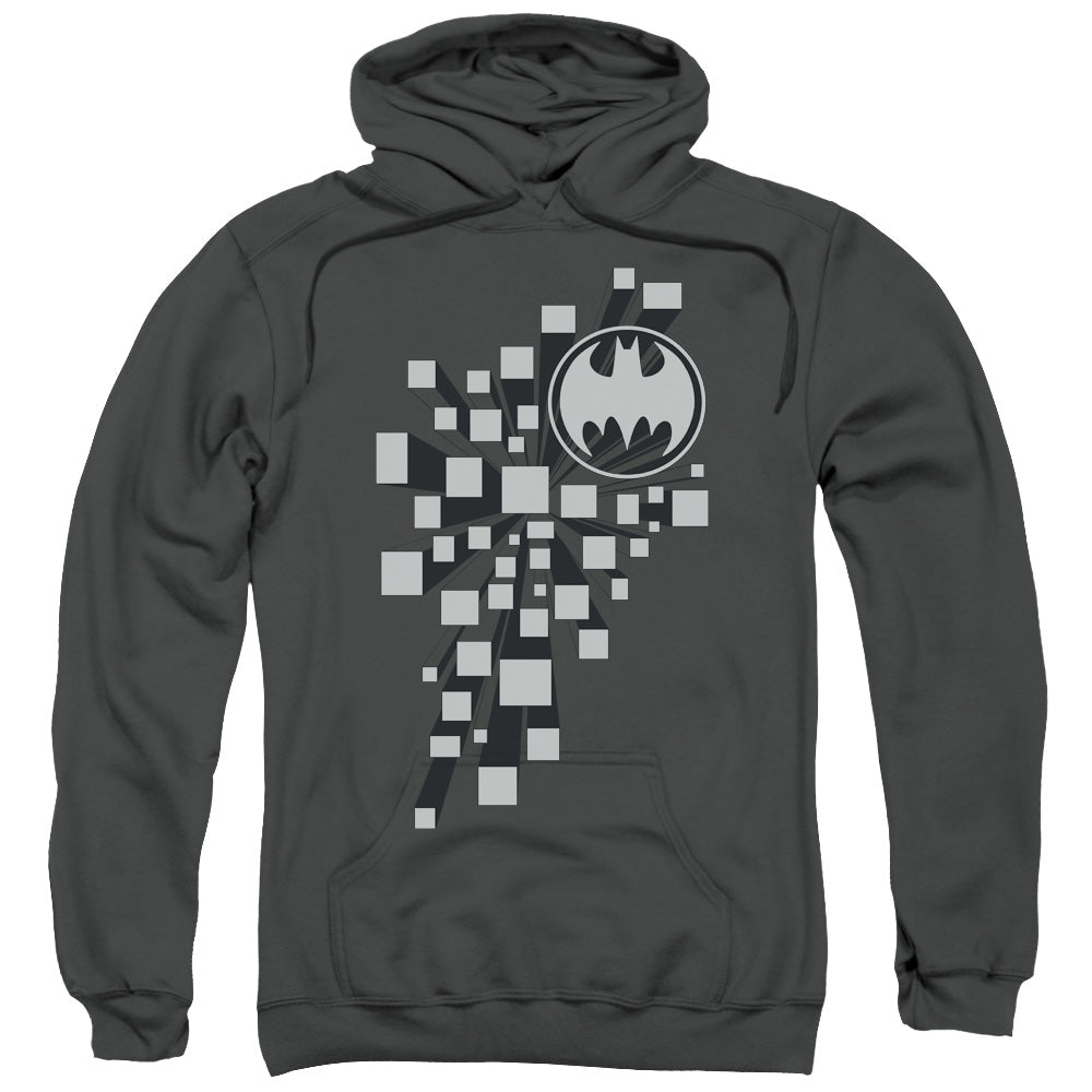 BATMAN/GOTHAM 3D - ADULT PULLOVER HOODIE - CHARCOAL