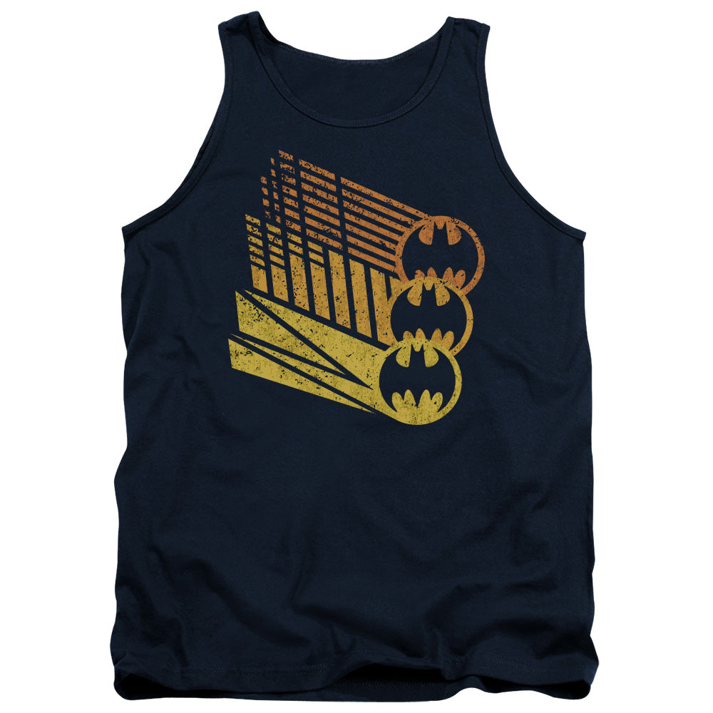 BATMAN/BAT SIGNAL SHAPES - ADULT TANK - NAVY