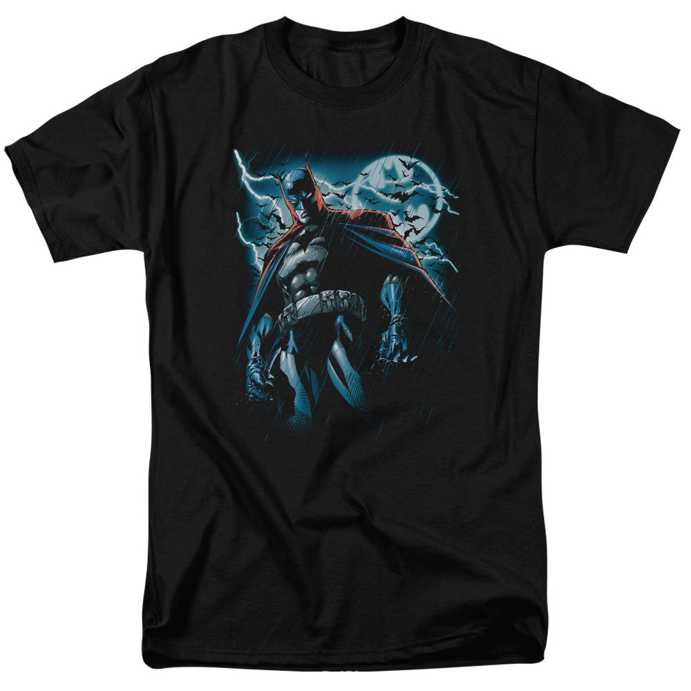 BATMAN/STORMY KNIGHT - S/S ADULT 18/1 - BLACK