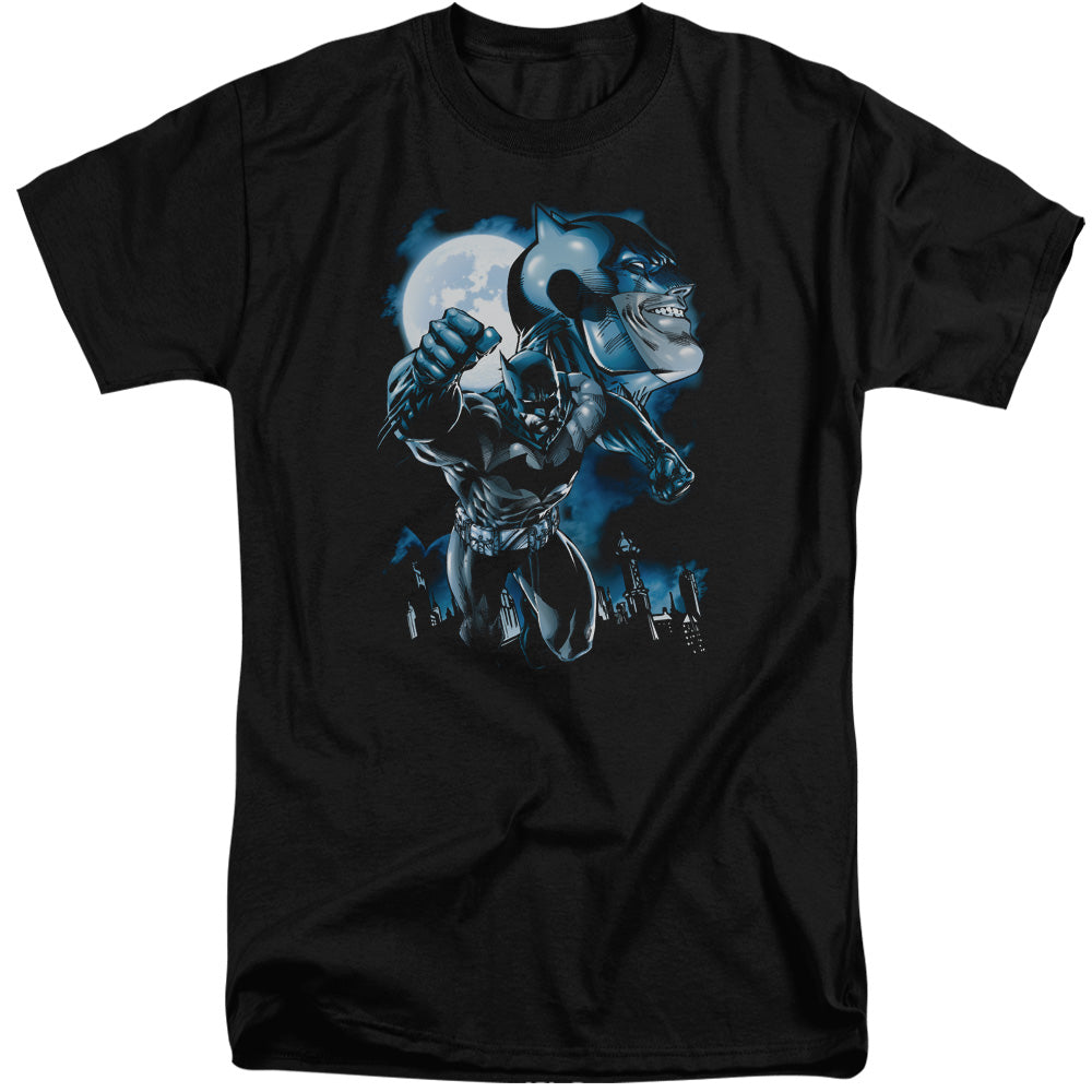 BATMAN/MOONLIGHT BAT - S/S ADULT TALL 18/1 - BLACK