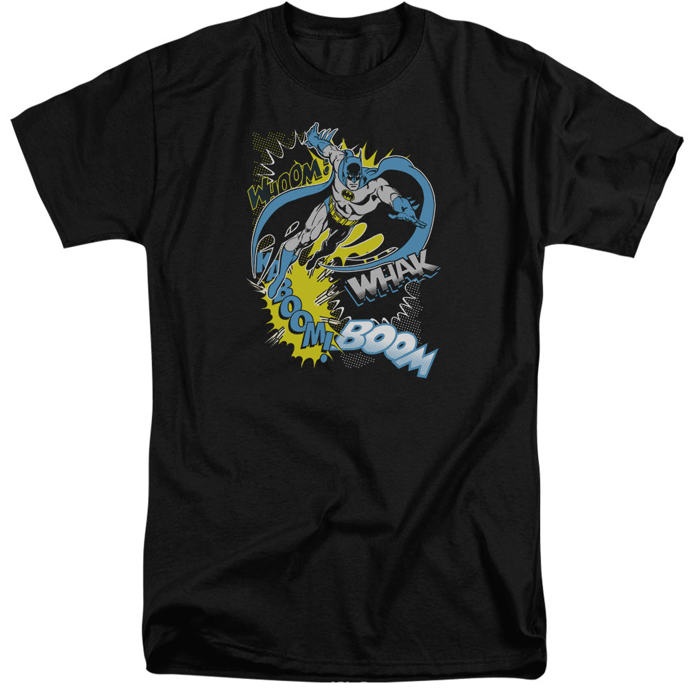 BATMAN/BAT EFFECTS - S/S ADULT TALL 18/1 - BLACK