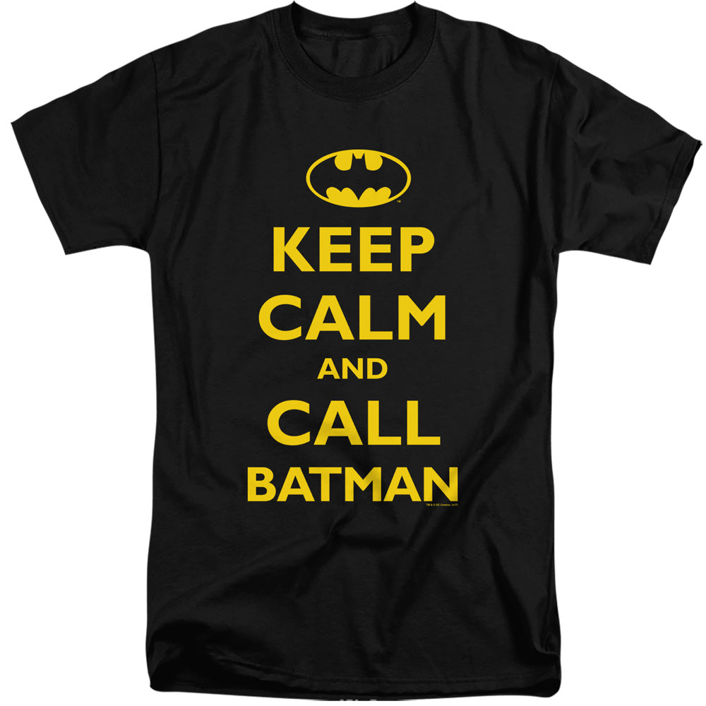 BATMAN/CALL BATMAN - S/S ADULT TALL 18/1 - BLACK