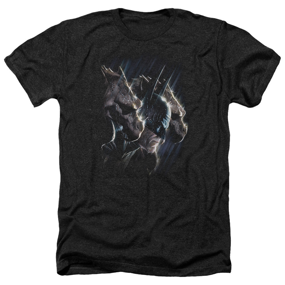 BATMAN/GARGOYLES - ADULT HEATHER - BLACK