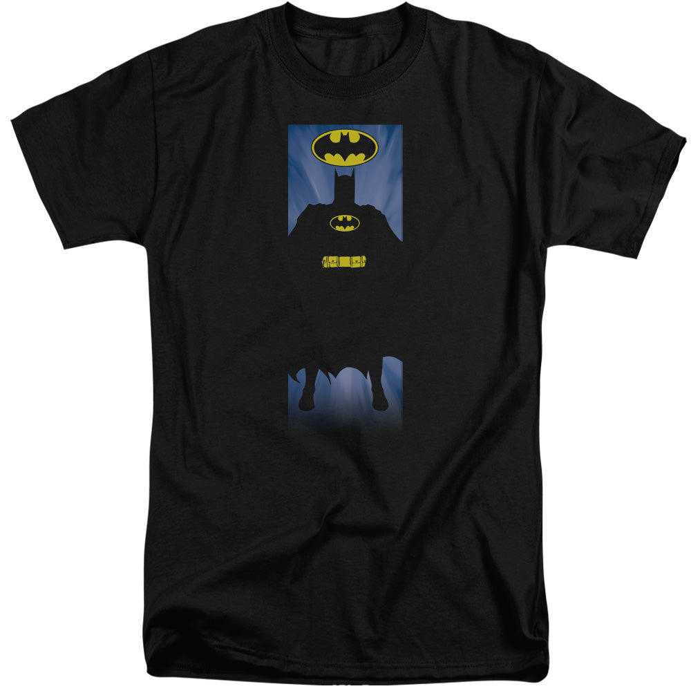 BATMAN/BATMAN BLOCK - S/S ADULT TALL 18/1 - BLACK