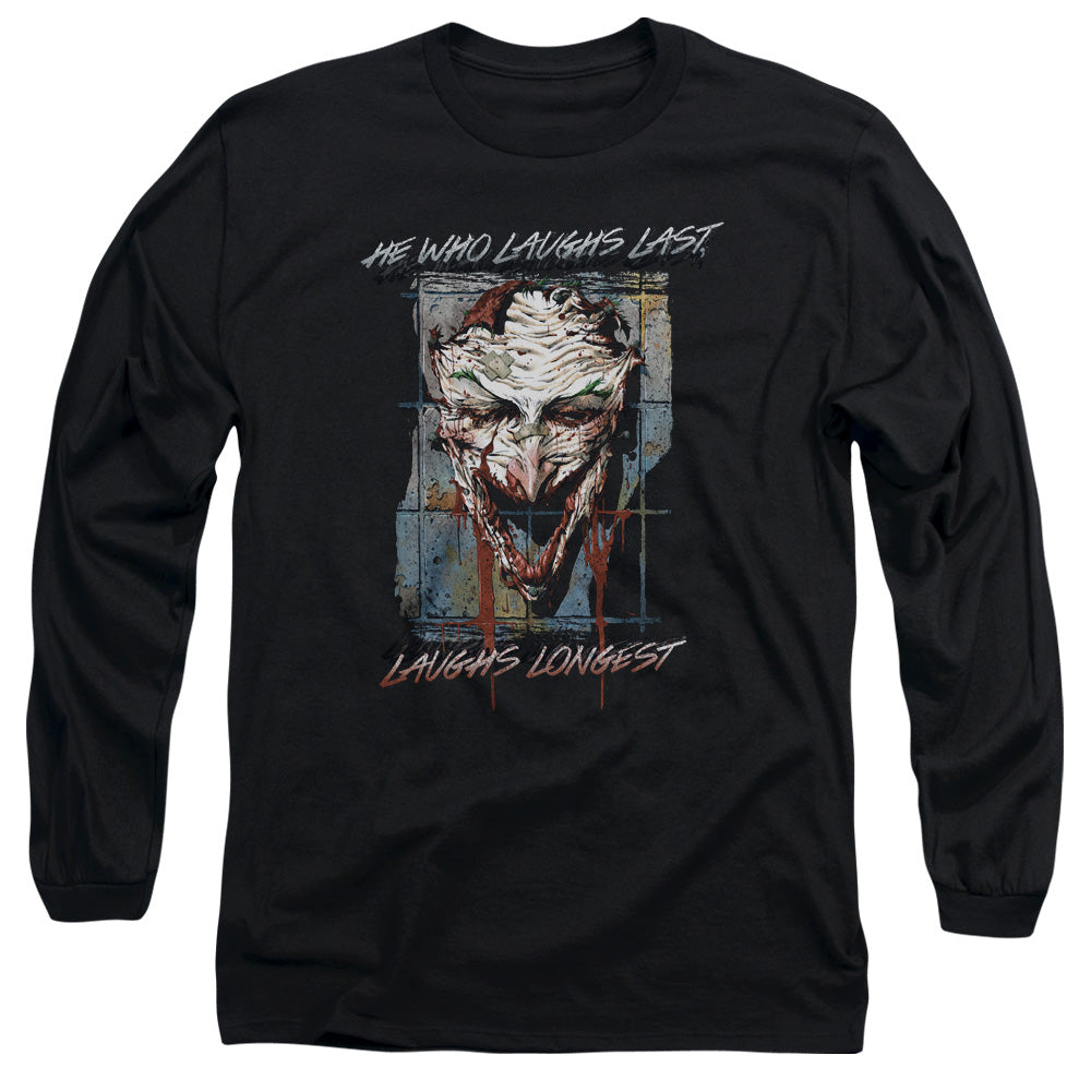 BATMAN/JUST FOR LAUGHS -  L/S ADULT 18/1  - BLACK