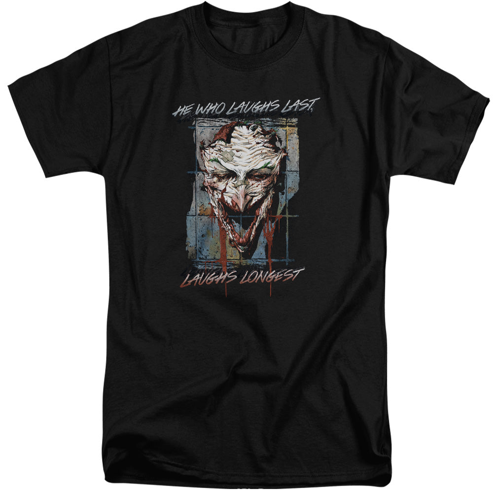 BATMAN/JUST FOR LAUGHS - S/S ADULT TALL 18/1 - BLACK