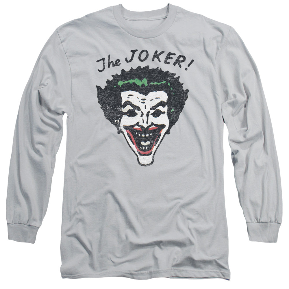 BATMAN/RETRO JOKER -  L/S ADULT 18/1  - SILVER