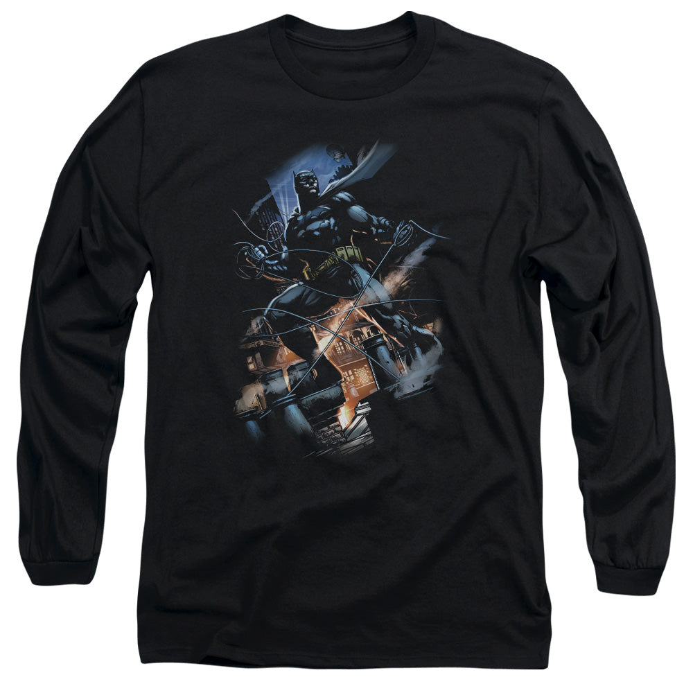 BATMAN/GOTHAM KNIGHT -  L/S ADULT 18/1  - BLACK