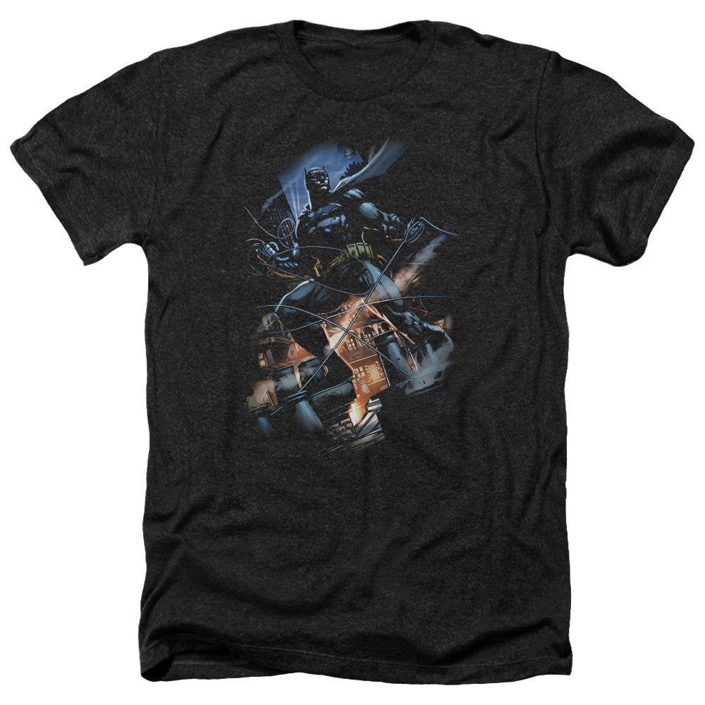 BATMAN/GOTHAM KNIGHT - ADULT HEATHER - BLACK