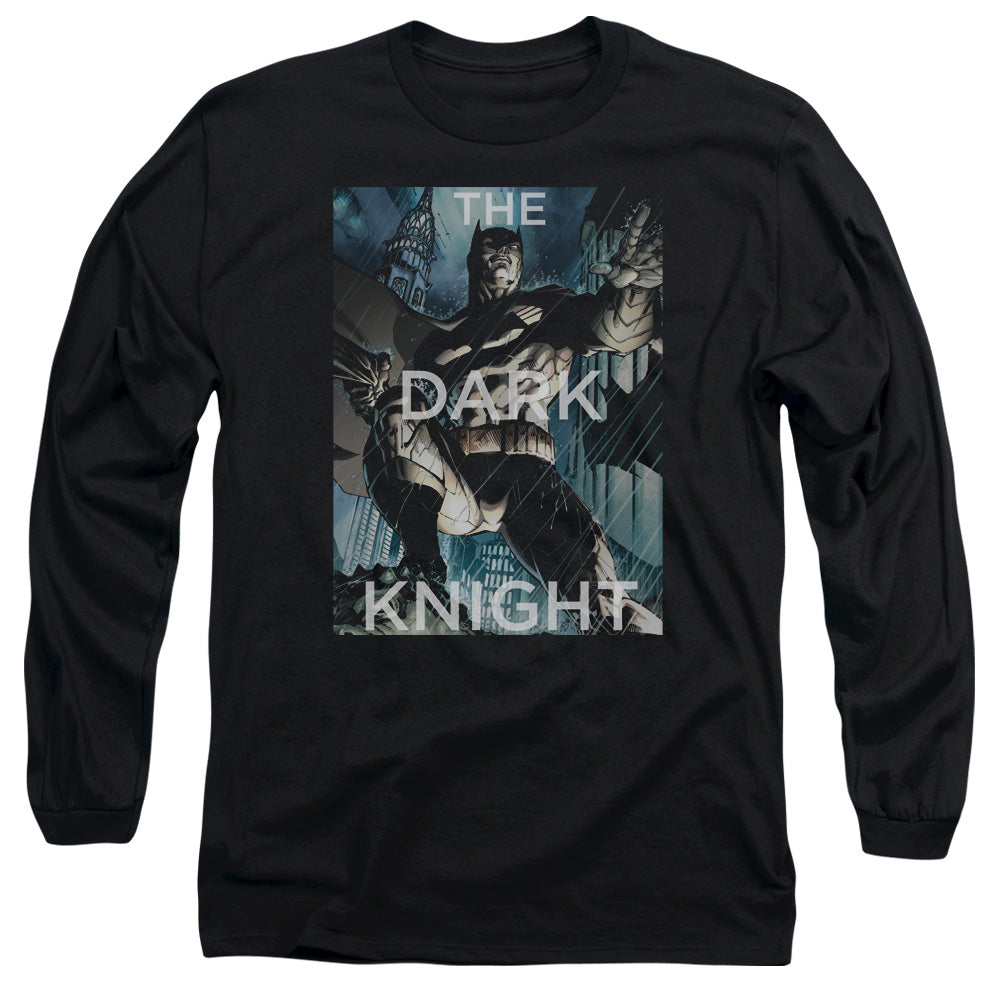 BATMAN/FIGHTING THE STORM -  L/S ADULT 18/1  - BLACK