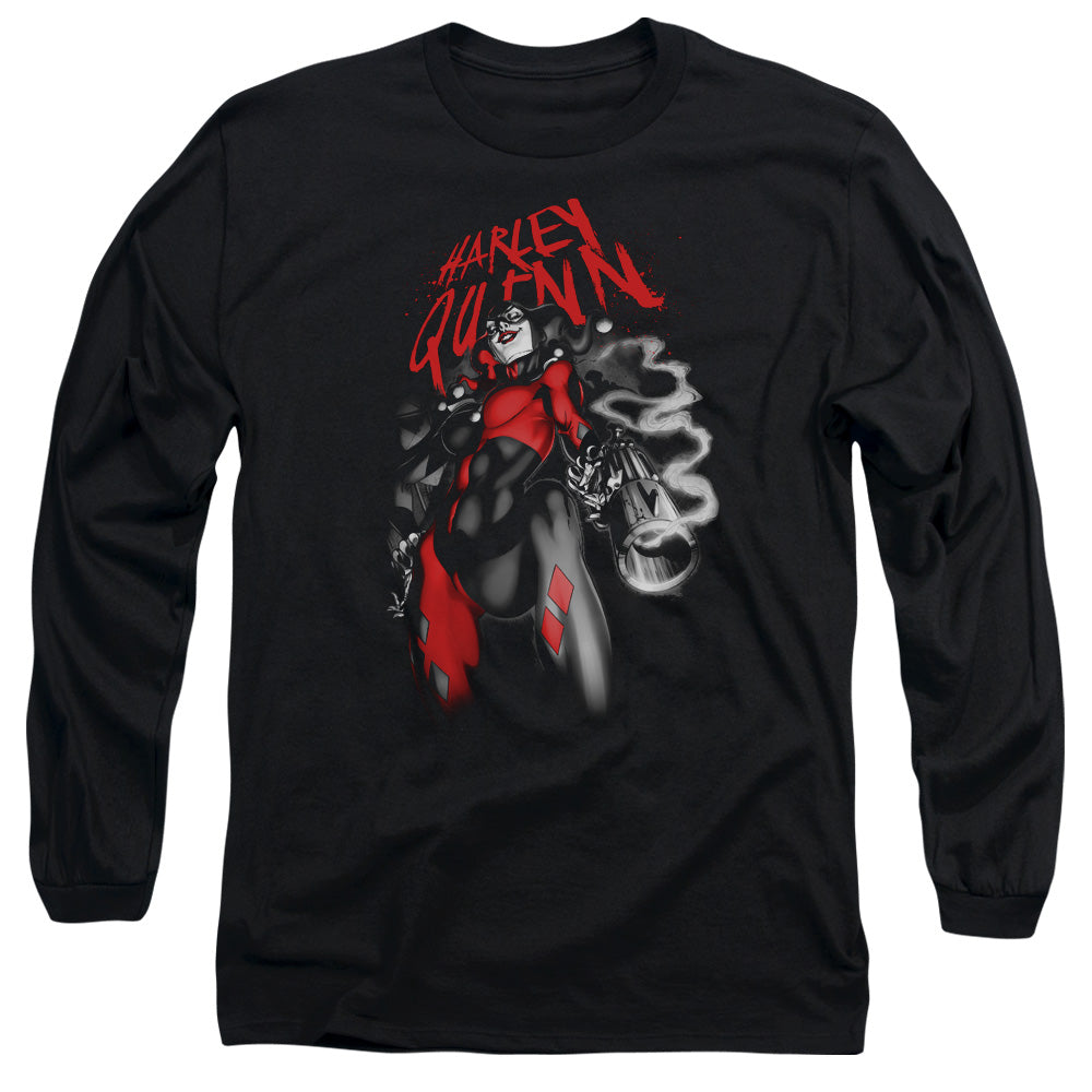 BATMAN/DOWN THE BARREL -  L/S ADULT 18/1  - BLACK
