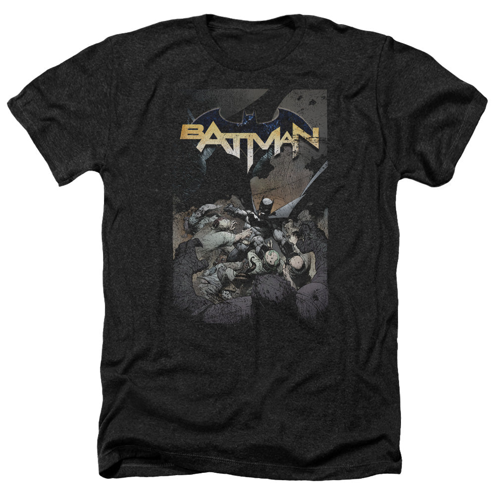 BATMAN/BATMAN ONE - ADULT HEATHER - BLACK