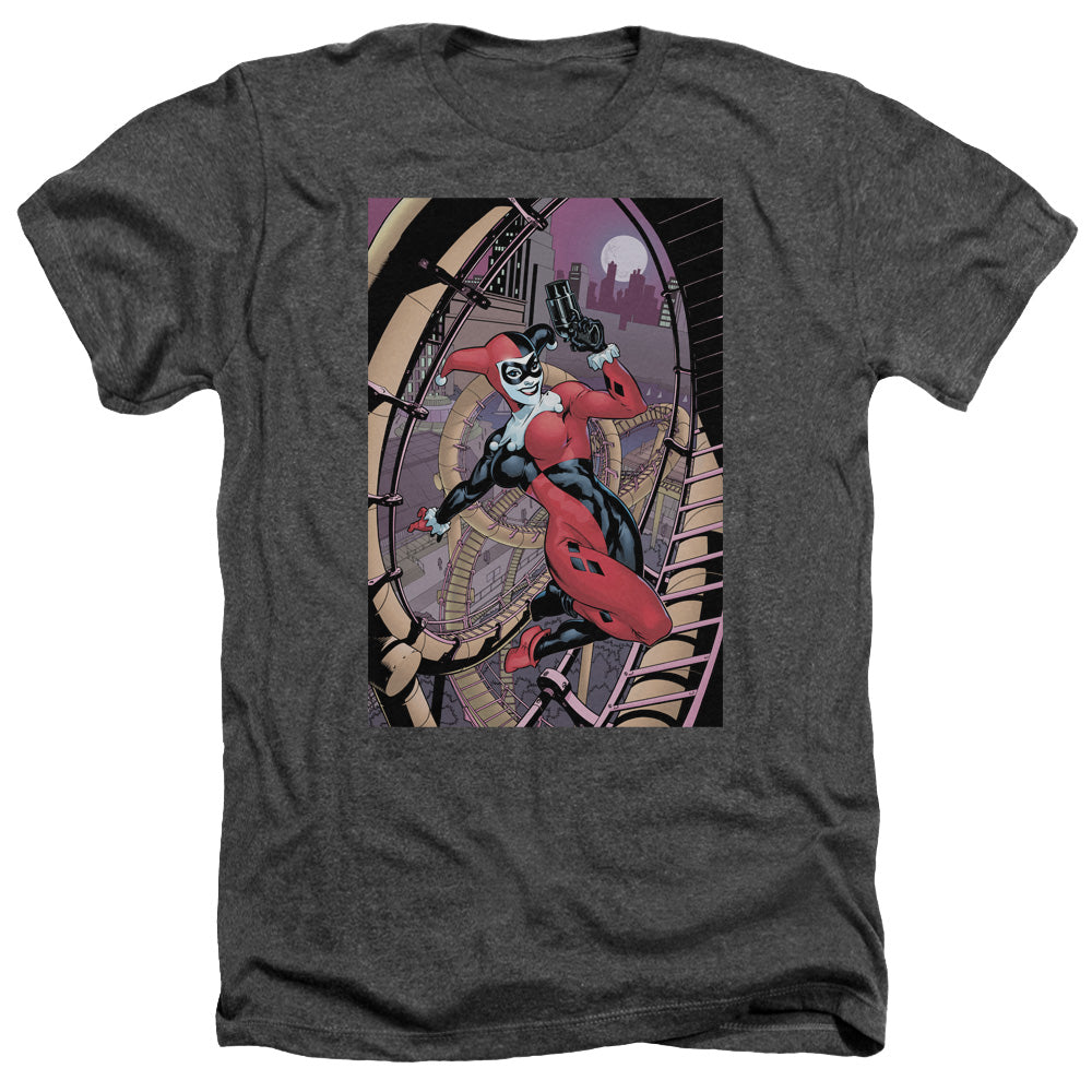 BATMAN/HARLEY FIRST - ADULT HEATHER - CHARCOAL