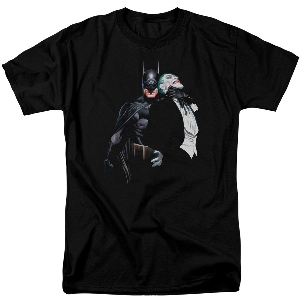 BATMAN/JOKER CHOKE - S/S ADULT 18/1 - BLACK