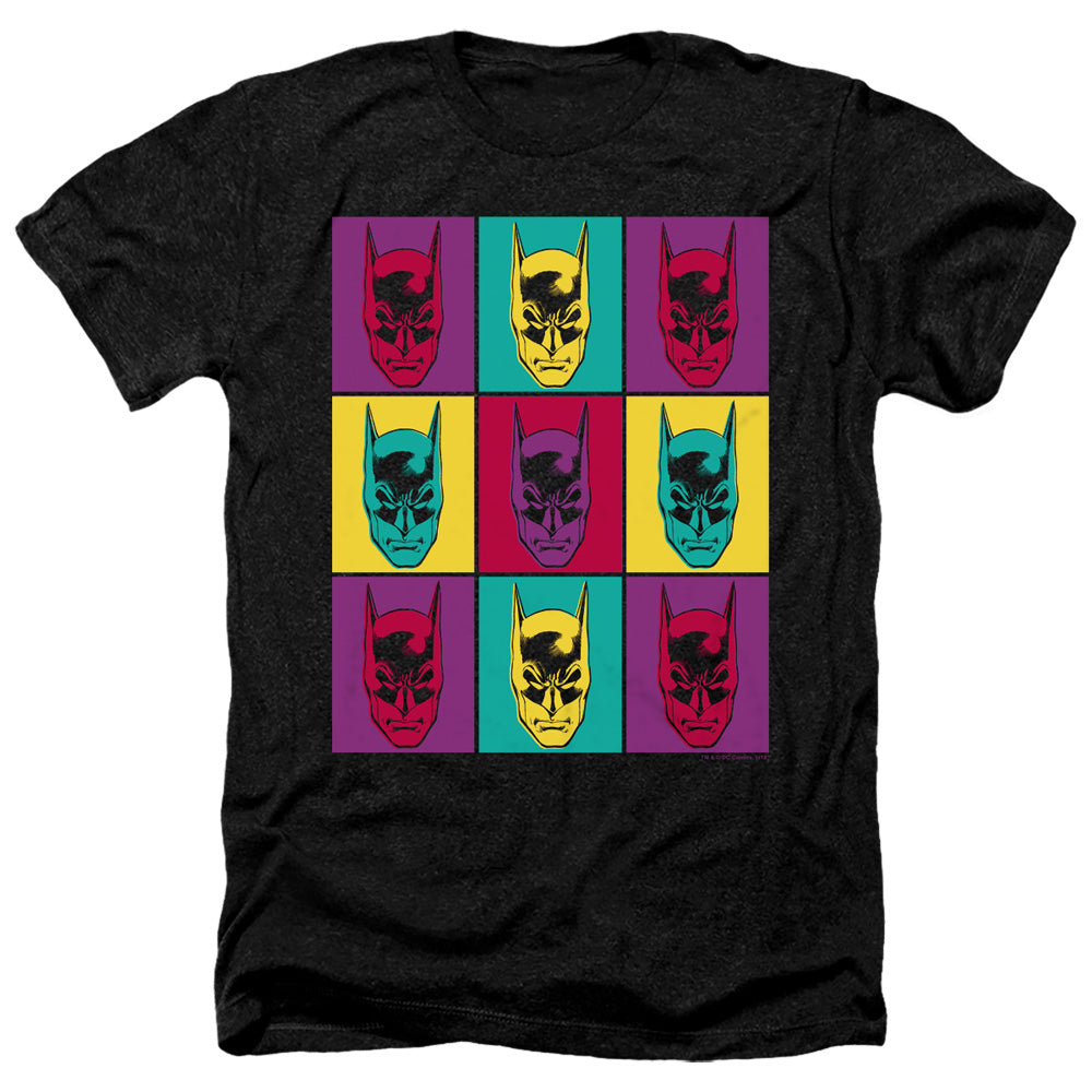 BATMAN/WARHOL BATMAN - ADULT HEATHER - BLACK