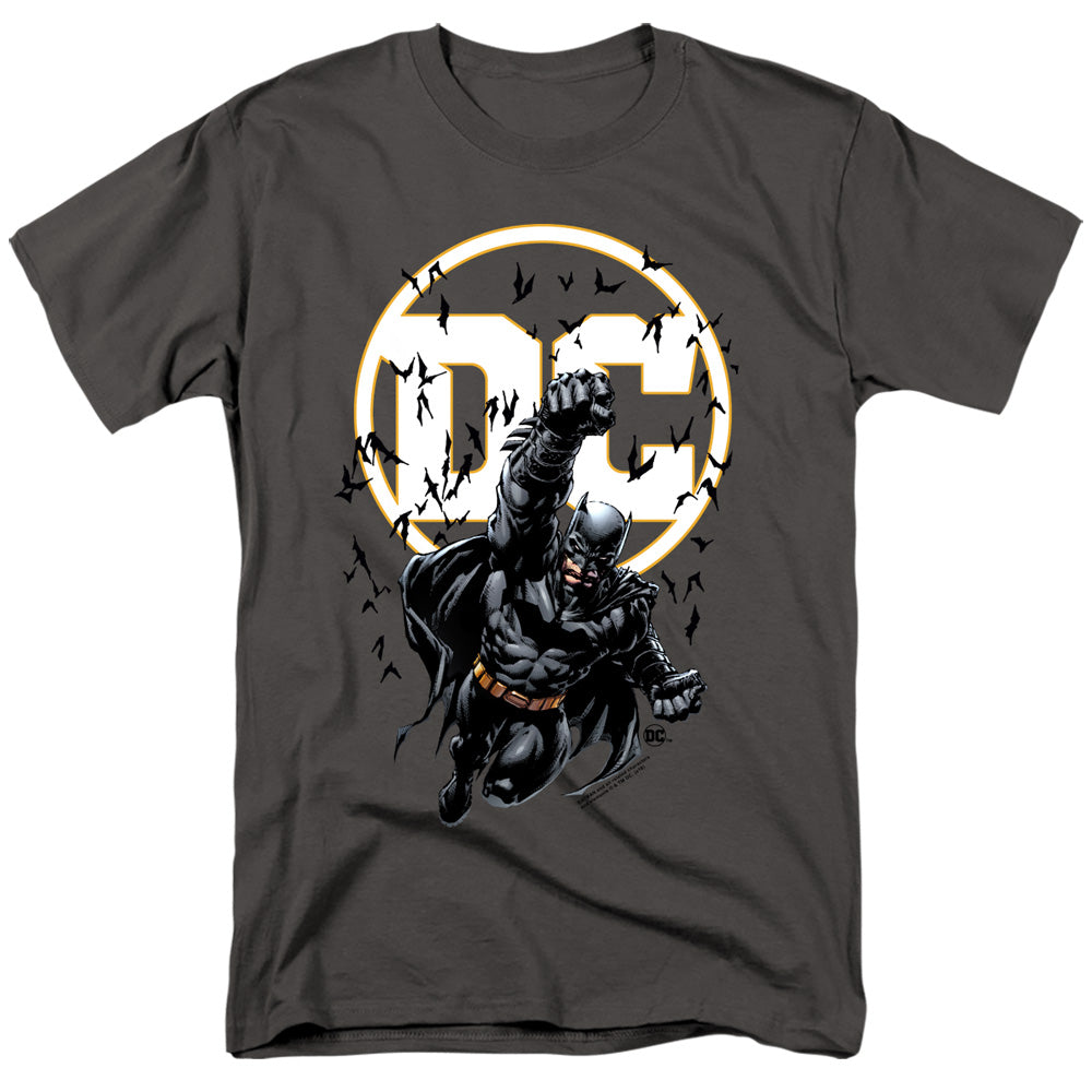 BATMAN/BATMAN DC - S/S ADULT 18/1 - CHARCOAL