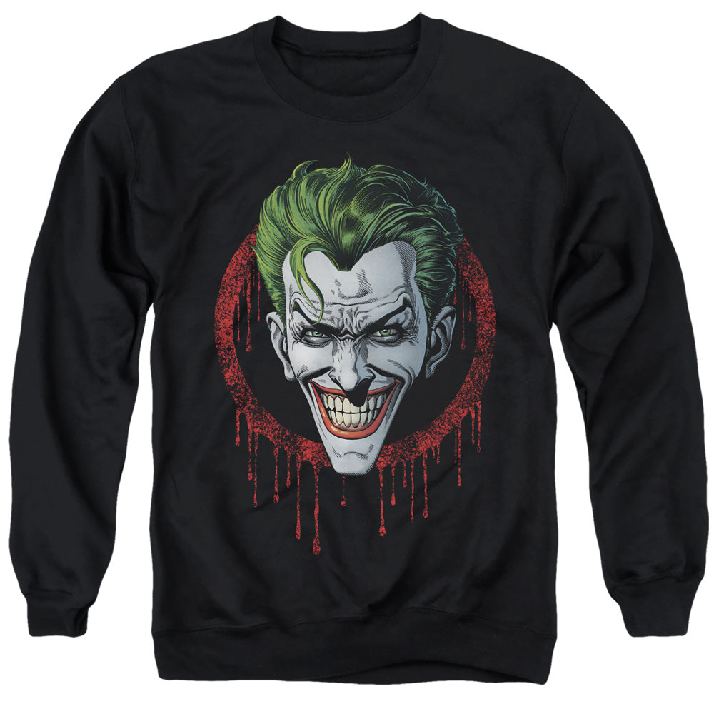 BATMAN/JOKER DRIP - ADULT CREWNECK SWEATSHIRT - BLACK