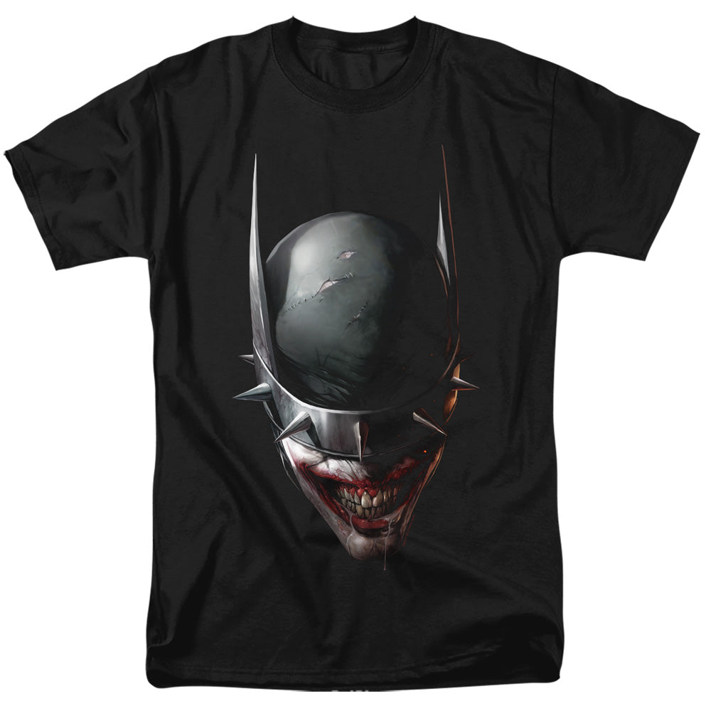 BATMAN/BATMAN WHO LAUGHS HEAD - S/S ADULT 18/1 - BLACK