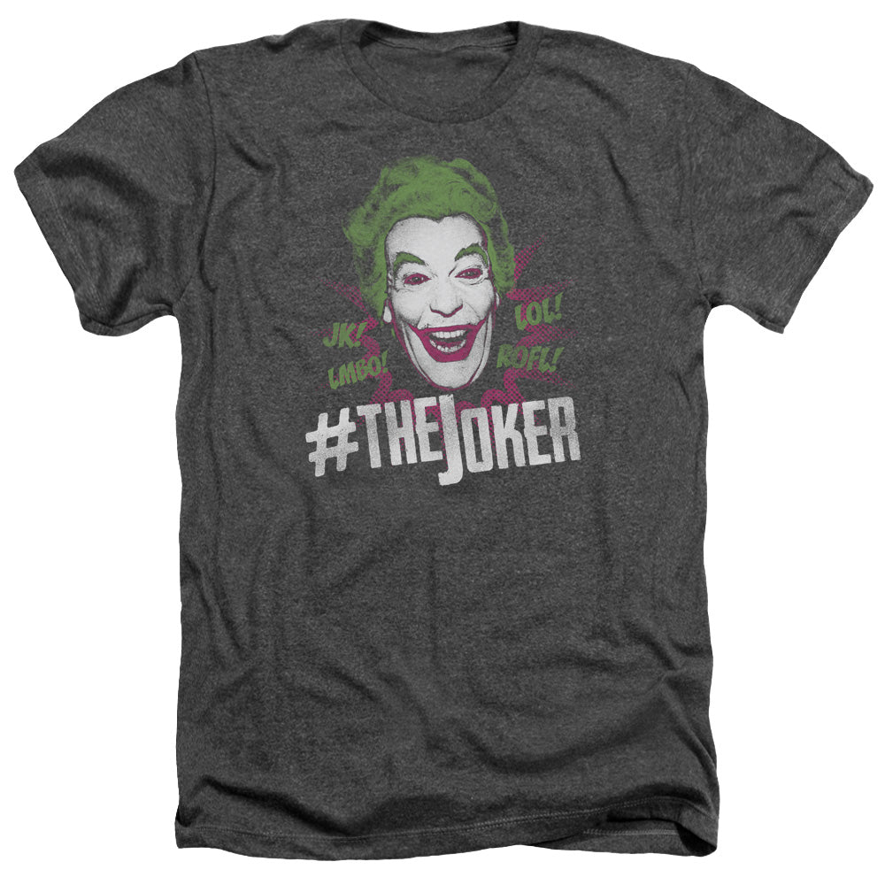 BATMAN CLASSIC TV/#JOKER - ADULT HEATHER - CHARCOAL