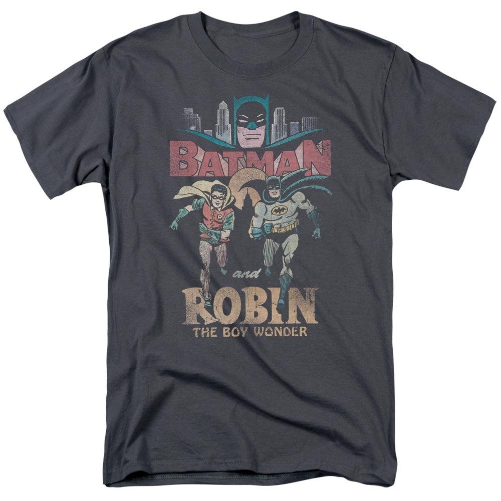 BATMAN CLASSIC TV/CLASSIC DUO - S/S ADULT 18/1  -  CHARCOAL