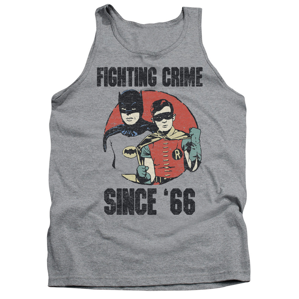 BATMAN CLASSIC TV/SINCE 66 - ADULT TANK - ATHLETIC HEATHER