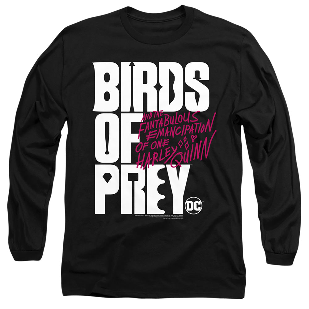 BIRDS OF PREY/BIRDS OF PREY LOGO - L/S ADULT 18/1 - BLACK