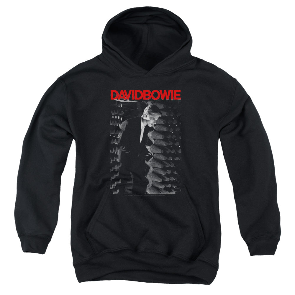 DAVID BOWIE/STATION TO STATION - YOUTH PULLOVER HOODIE - BLACK