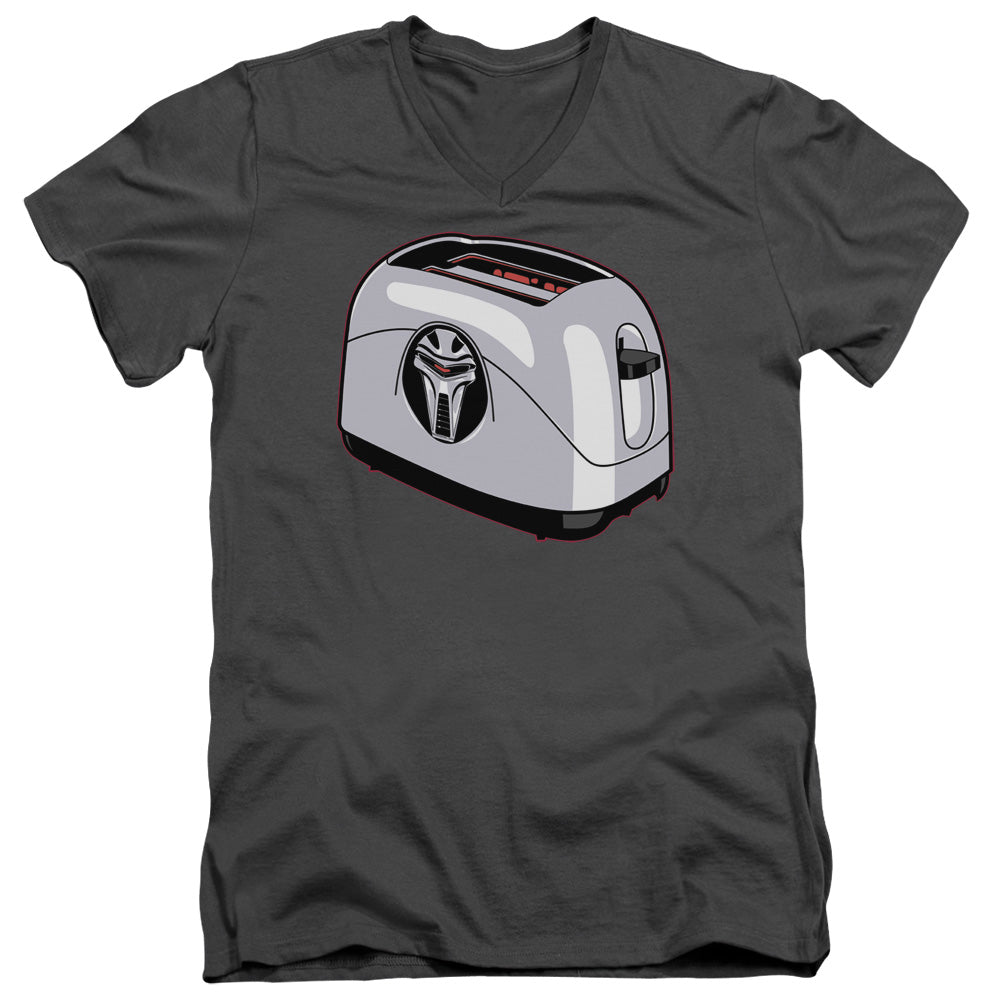 BSG/TOASTER - S/S ADULT V-NECK 30/1 - CHARCOAL