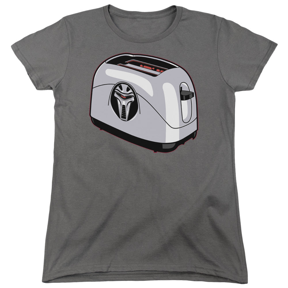BSG/TOASTER - S/S WOMENS TEE - CHARCOAL