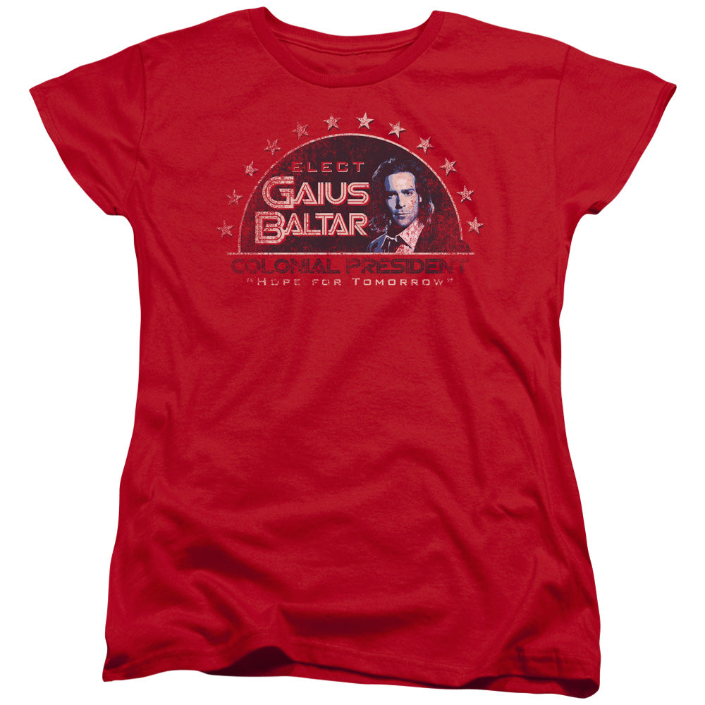 BSG/ELECT GAIUS - S/S WOMENS TEE - RED
