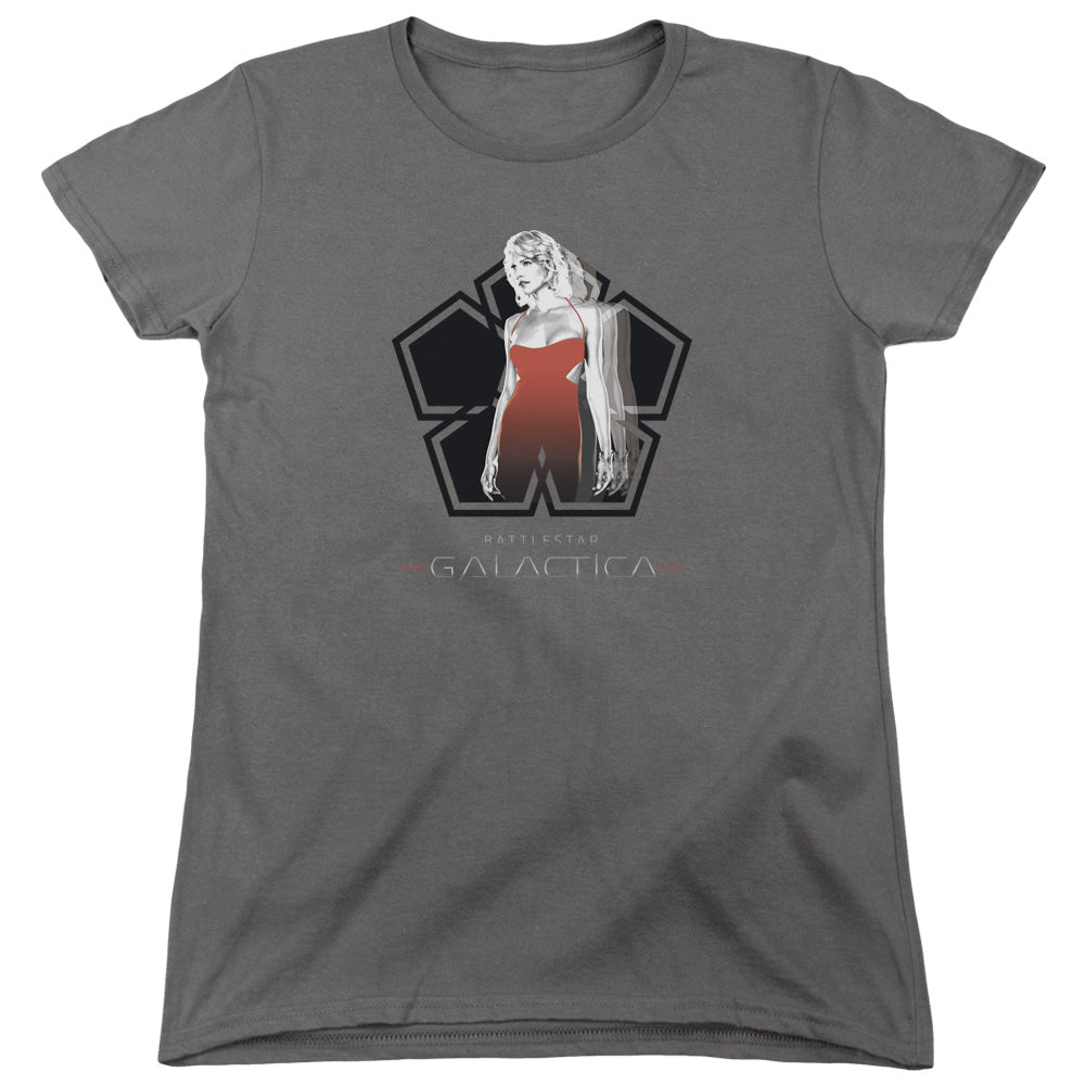 BSG/CYLON TECH - S/S WOMENS TEE - CHARCOAL
