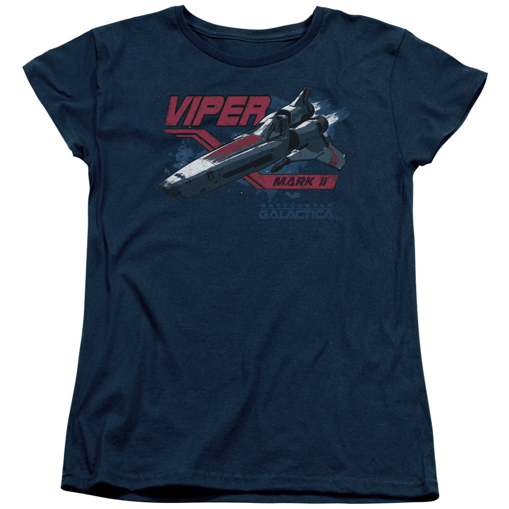 BSG/VIPER MARK II - S/S WOMENS TEE - NAVY