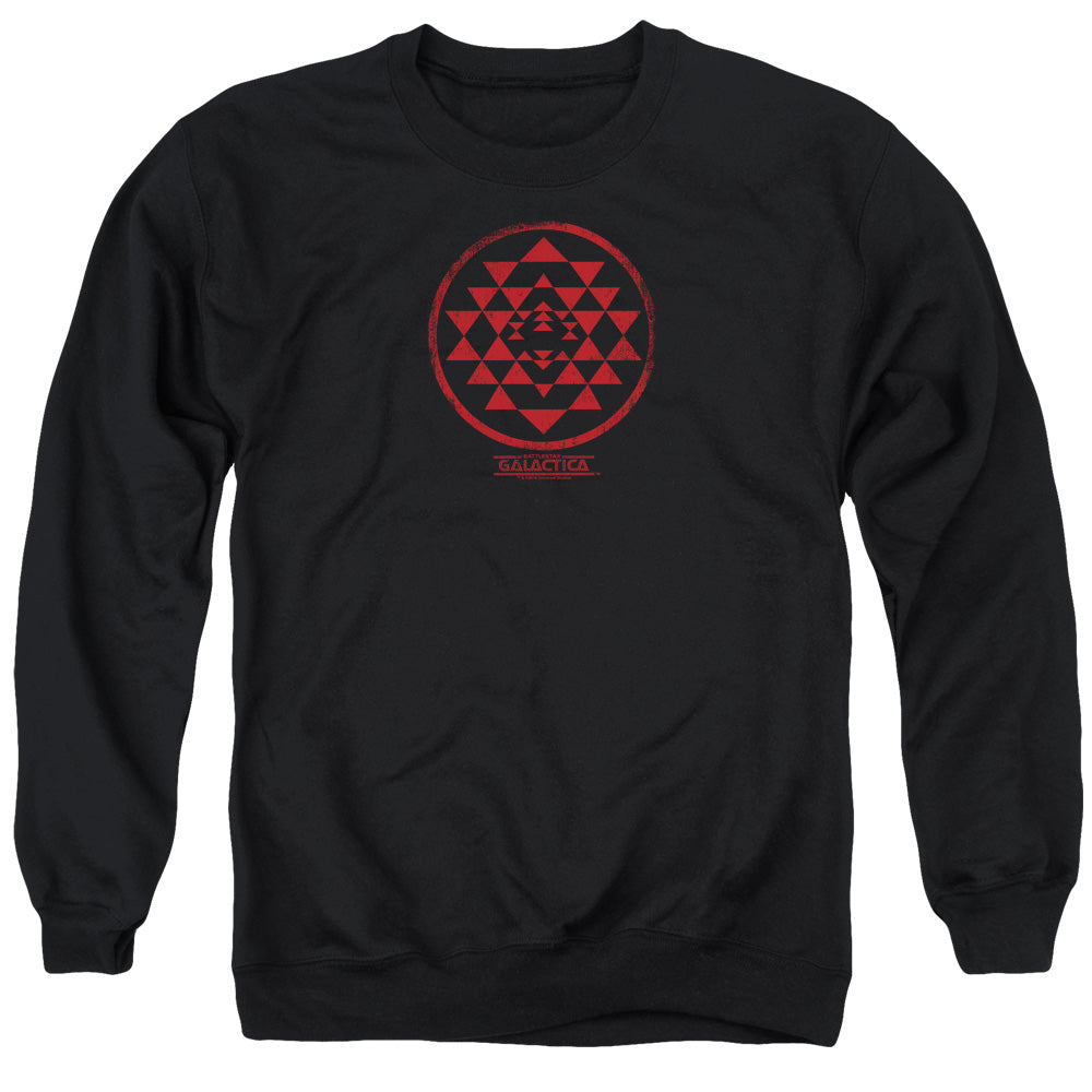BSG/RED SQUADRON PATCH - ADULT CREWNECK SWEATSHIRT - BLACK