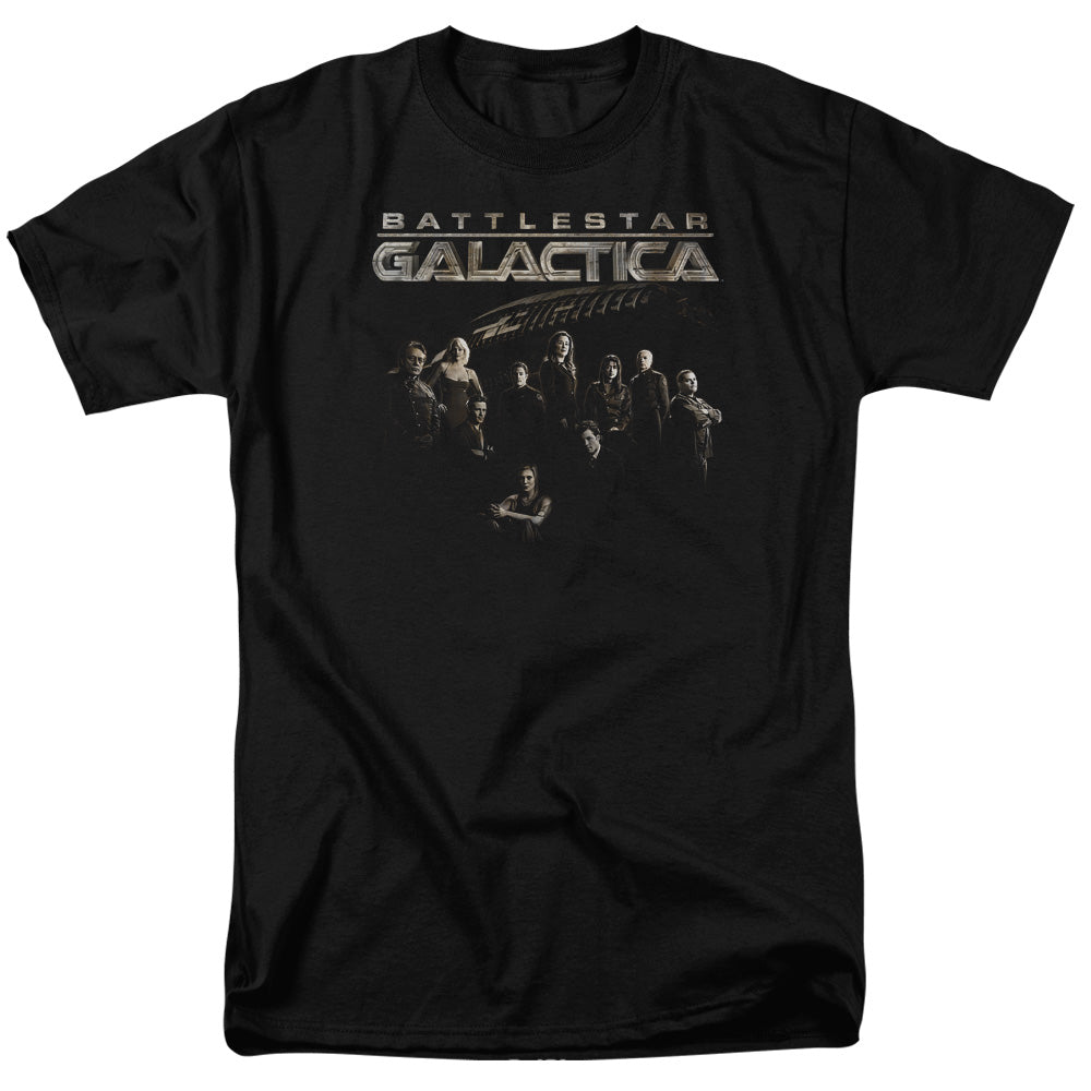 BATTLESTAR GALACTICA/BATTLE CAST - S/S ADULT 18/1 - BLACK