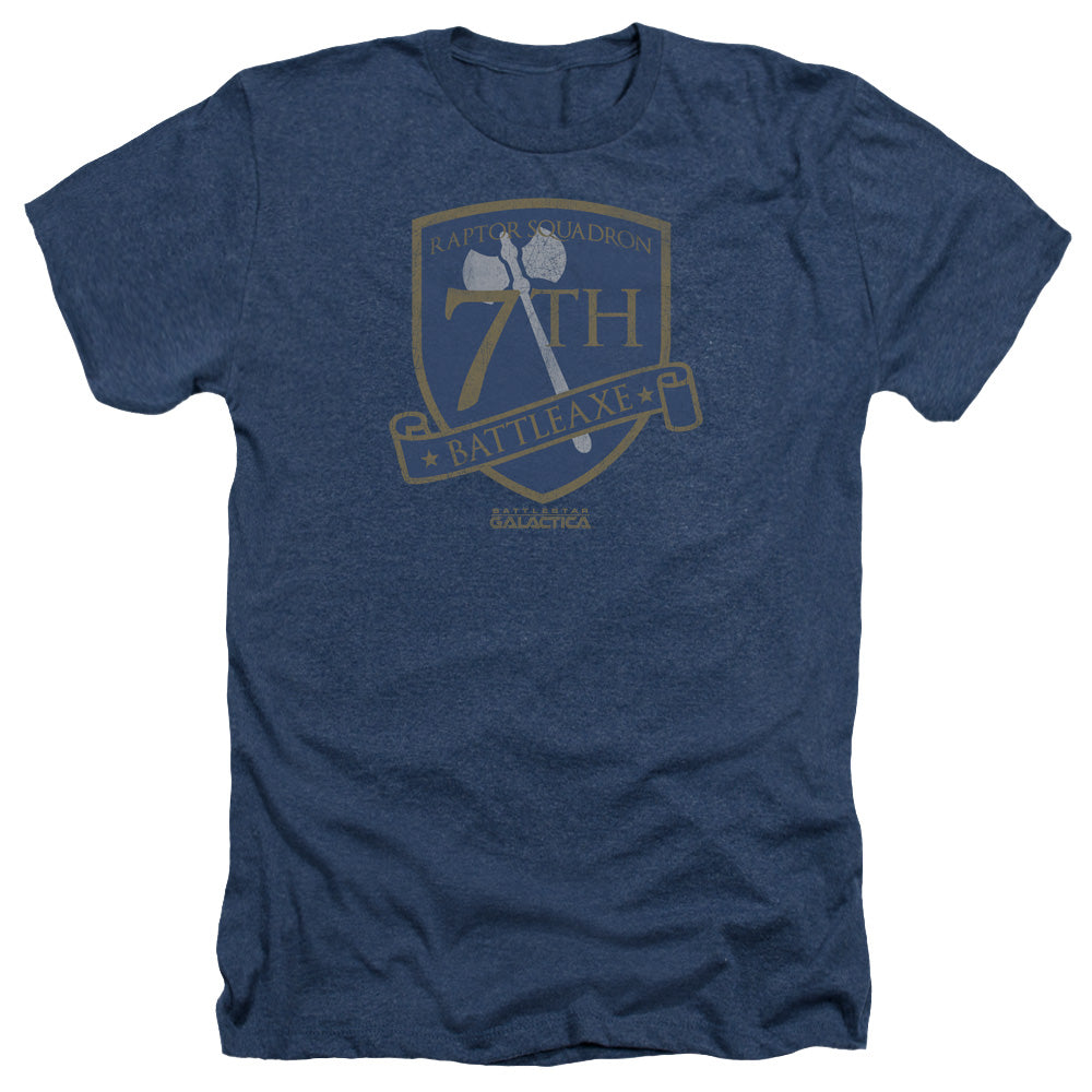BSG/BATTLEAXE BADGE - ADULT HEATHER - NAVY