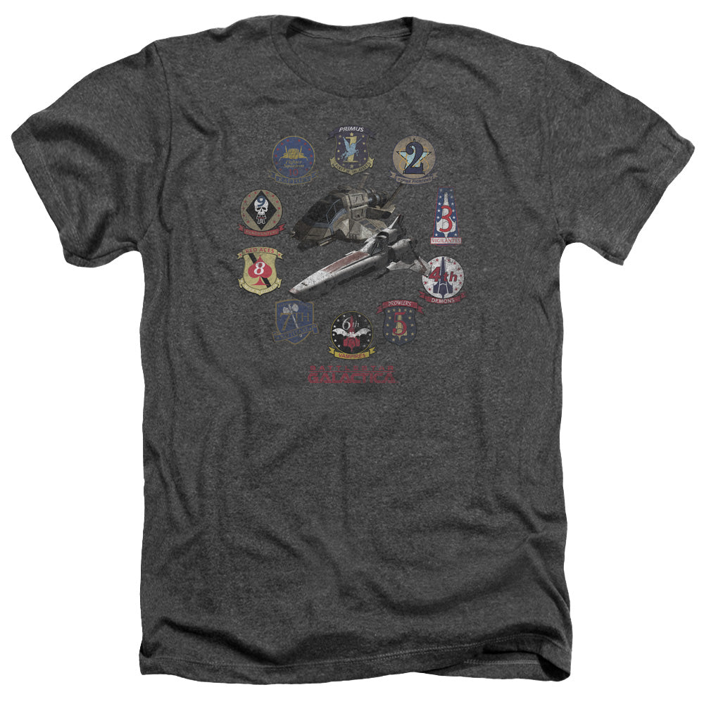 BSG/BADGES - ADULT HEATHER - CHARCOAL
