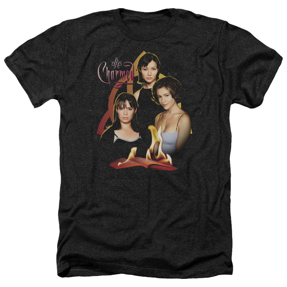 CHARMED/ORIGINAL THREE - ADULT HEATHER - BLACK