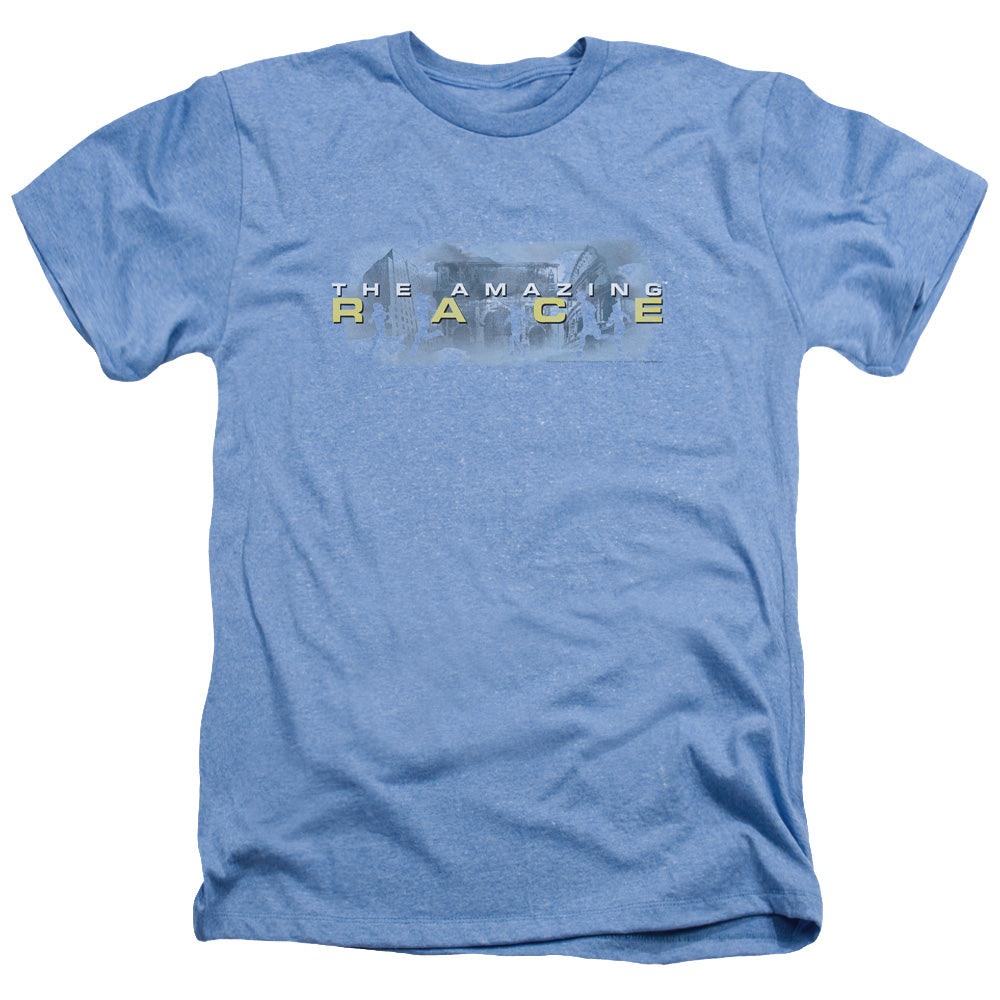 AMAZING RACE/IN THE CLOUDS - ADULT HEATHER - LIGHT BLUE