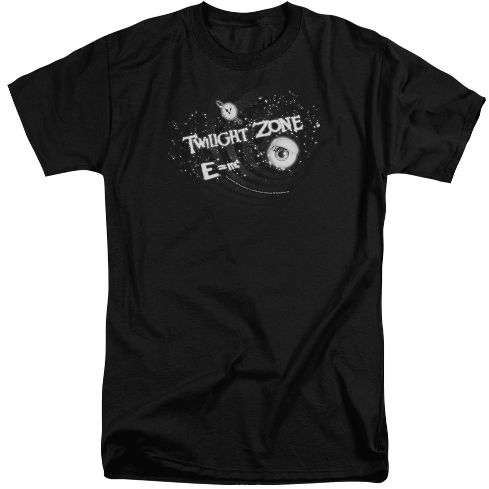 TWILIGHT ZONE/ANOTHER DIMENSION - S/S ADULT TALL 18/1 - BLACK