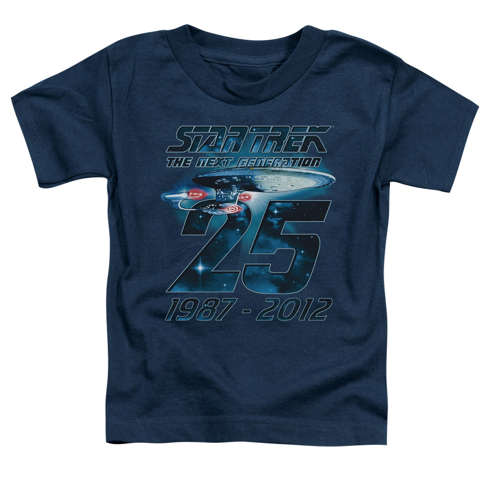STAR TREK/ENTERPRISE 25 - S/S TODDLER TEE - NAVY