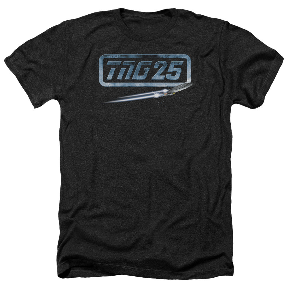 STAR TREK/TNG 25 ENTERPRISE - ADULT HEATHER - BLACK